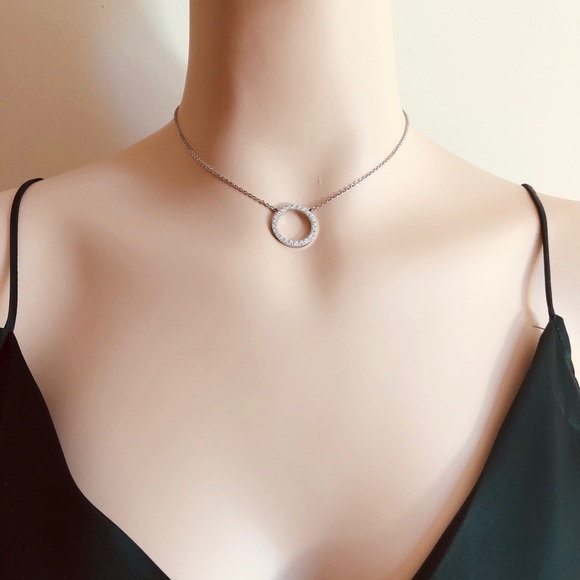 Silver ring necklace - Picture 2 of 4